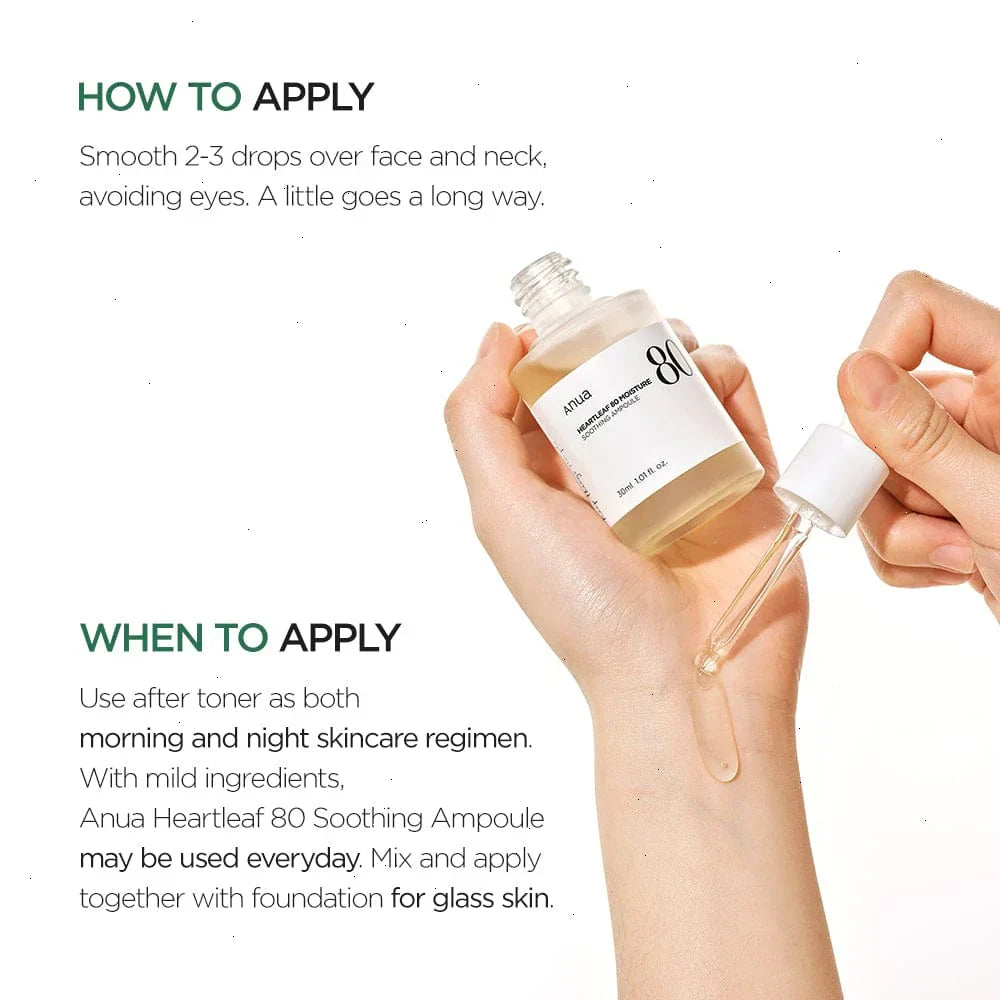 Heartleaf 80% Moisture Soothing Ampoule