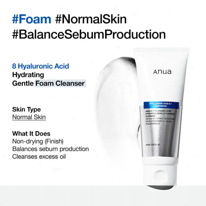8 Hyaluronic Acid Moisturizing Gentle Gel Cleanser