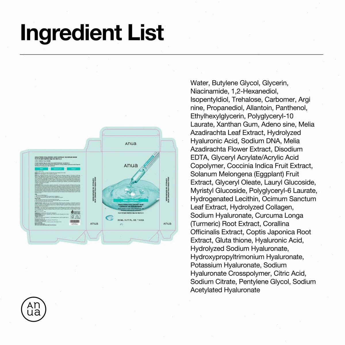 PDRN Hyaluronic Acid Capsule 100 Serum Mask 1ea