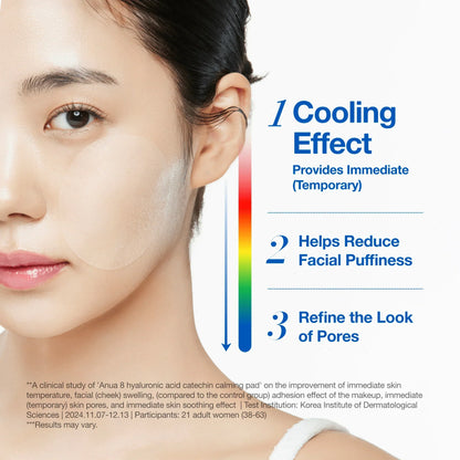 8 Hyaluronic Acid Catechin Calming Pad